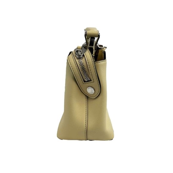 Fendi -DotCom Faces Convertible Small Yellow Satchel - Top Handle w/ Chain Strap - Picture 14 of 16